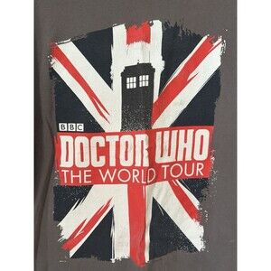 BBC Doctor Who T-shirt The World Tour 2014 Capaldi NYC XL